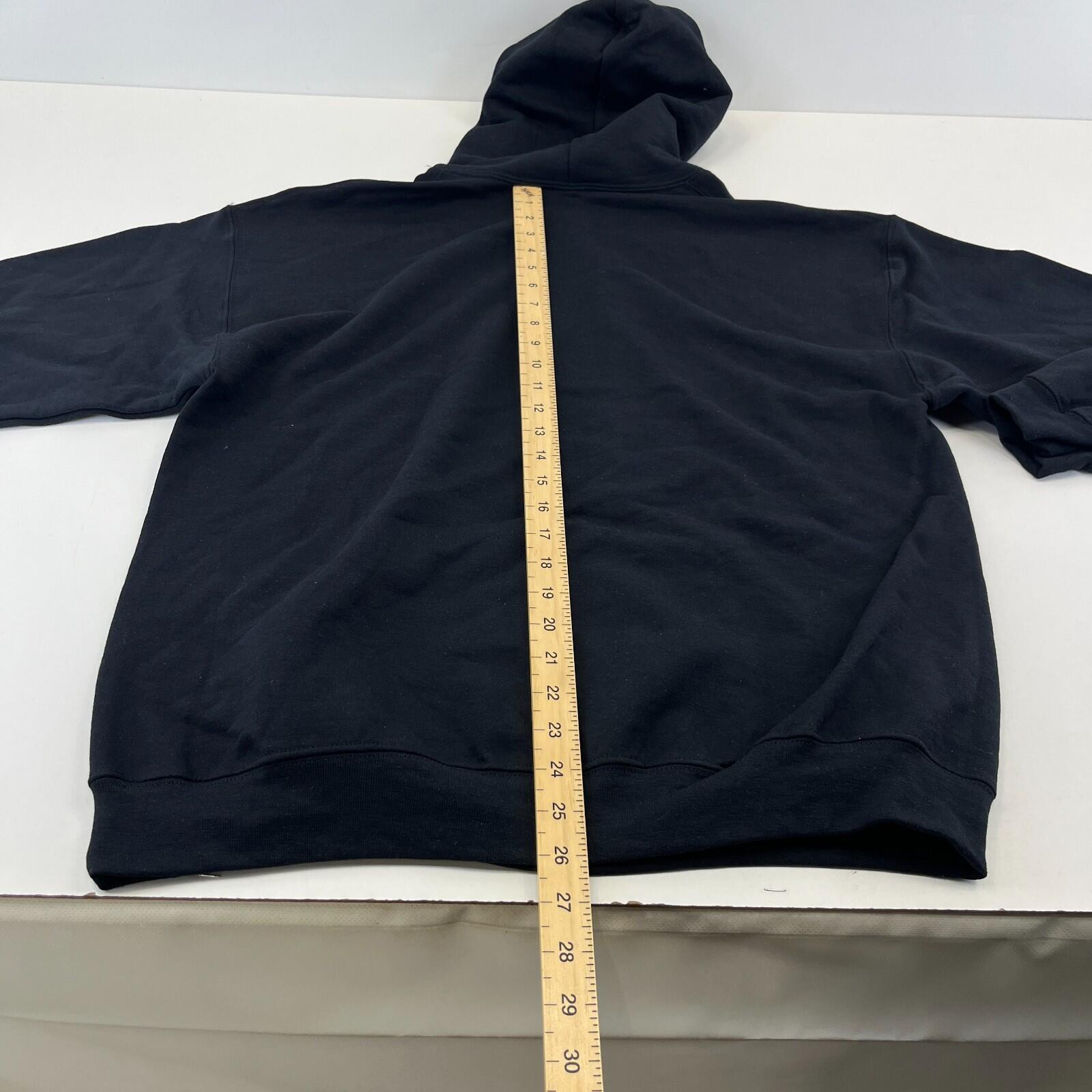 The Hives Men's Black Hoodie with Kangaroo Pocket size Large