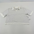 Lululemon Swiftly Tech Relaxed Fit Polo Shirt Top White  US 8 UK 12