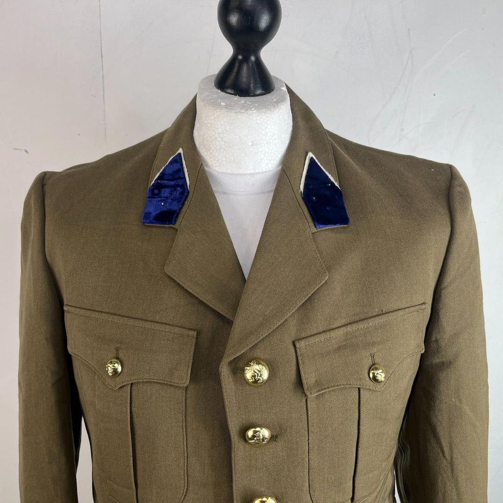 Belgian Army Dress Uniform Jacket Blazer Khaki Brown size Medium