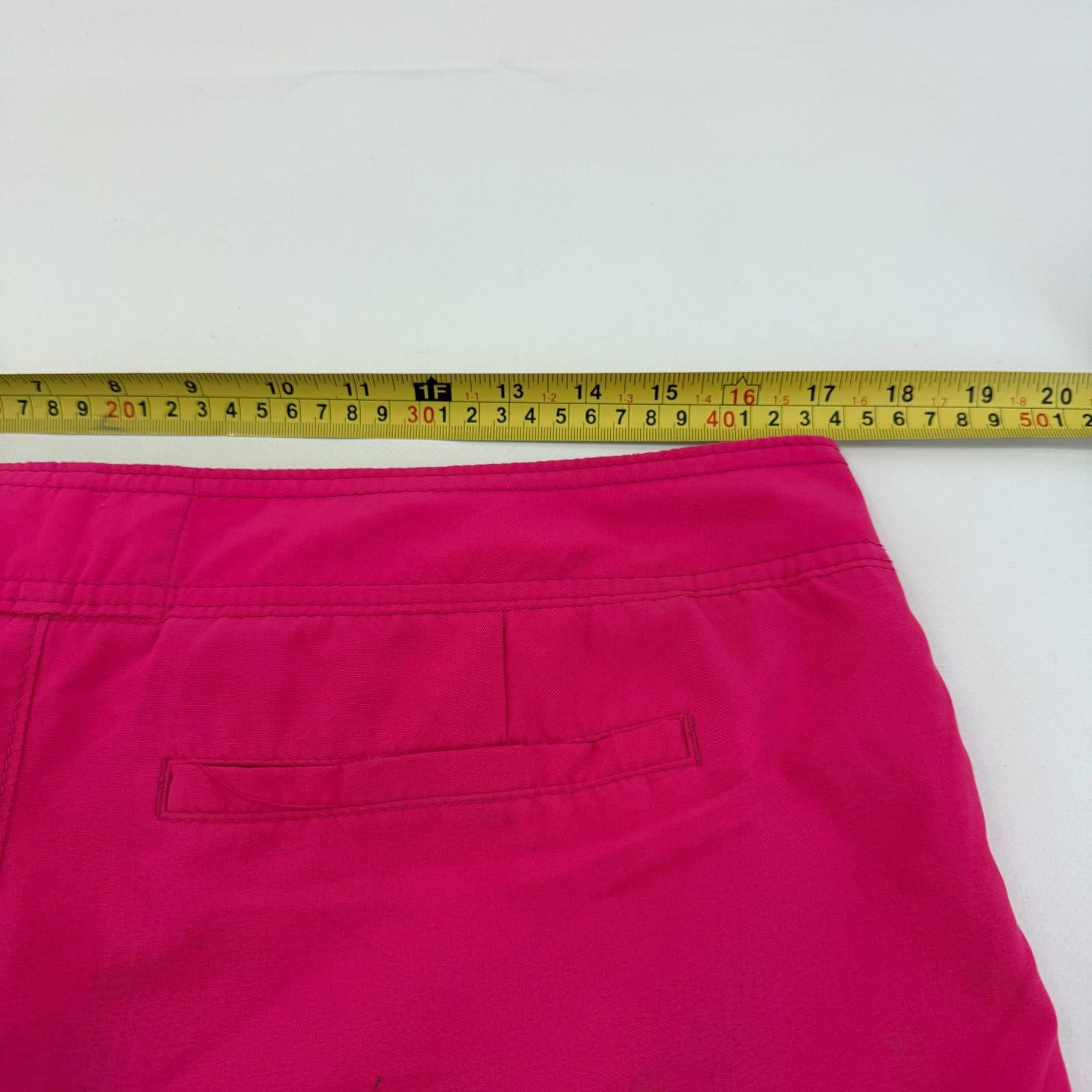 Abercrombie & Fitch Men's Shorts Bright Pink Beach Board Swim Trunks size L Slim