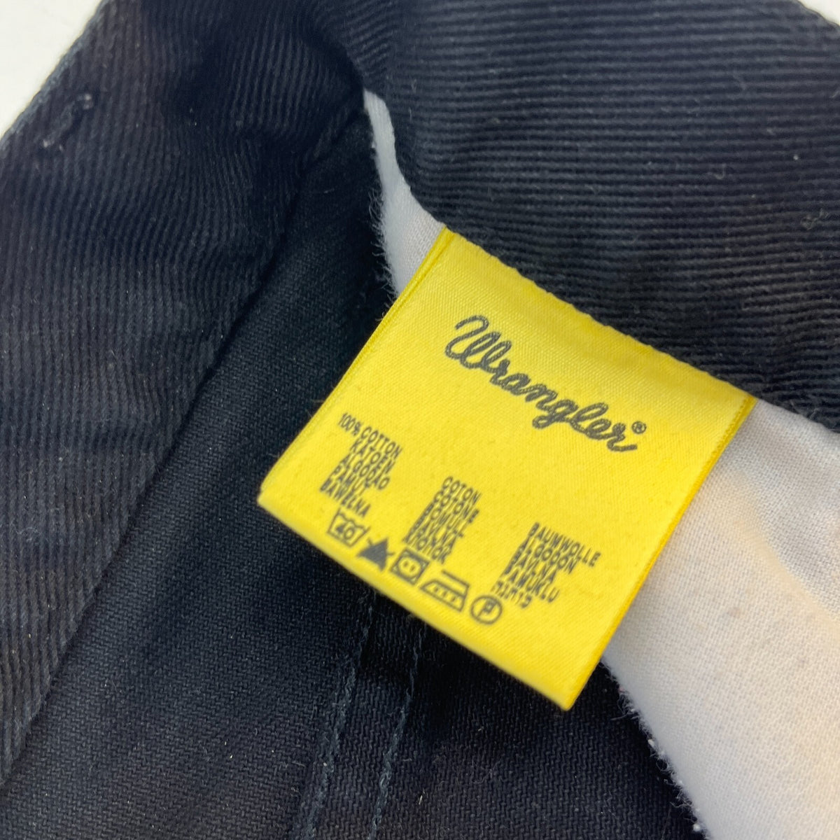 Wrangler Texas Black Denim Jeans Mens W38" L34" Straight Leg 100% Cotton - VGC