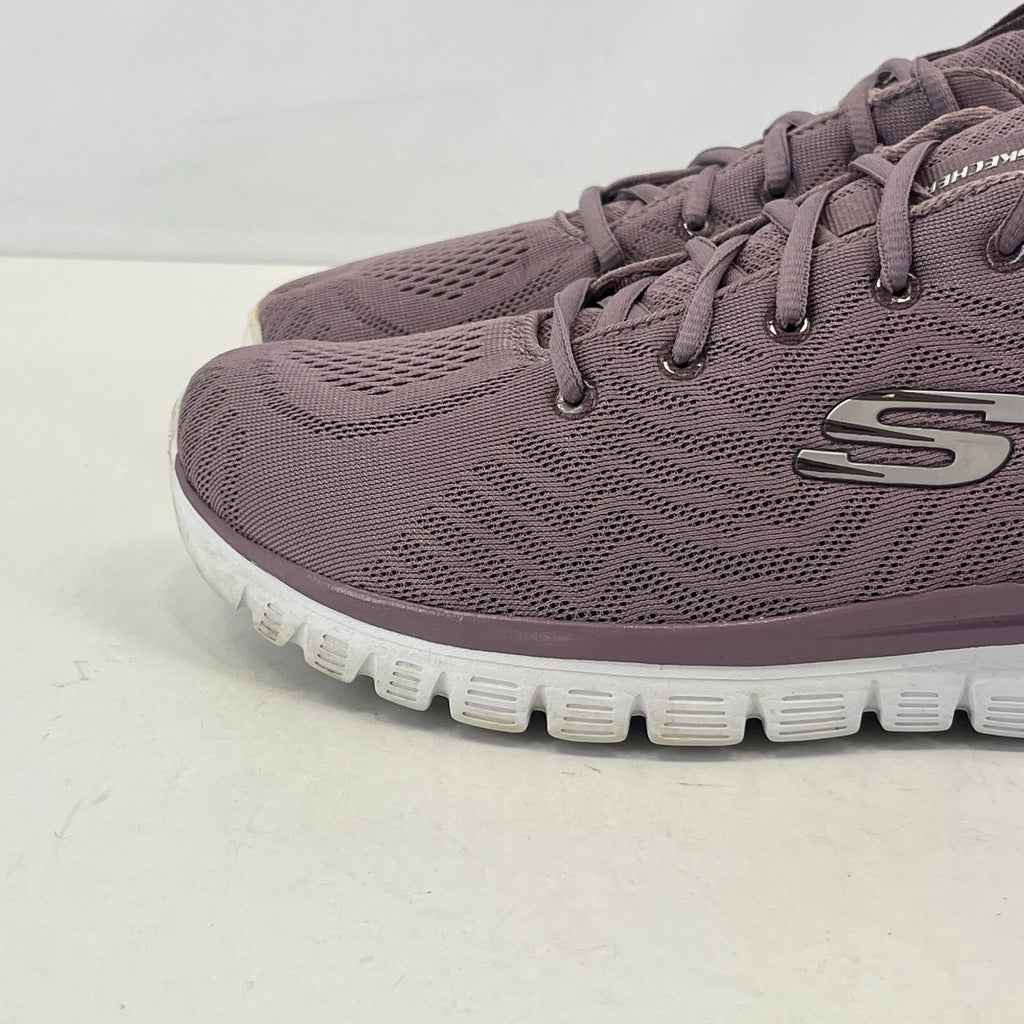 Skechers Graceful Get Connected Trainers Women's Lavender Lilac Purple size 8