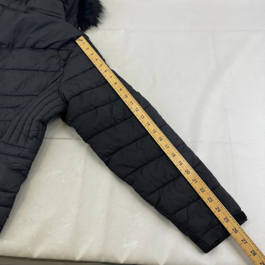 Superdry Original Fuji Puffer Jacket Women's Black Hooded UK size 18