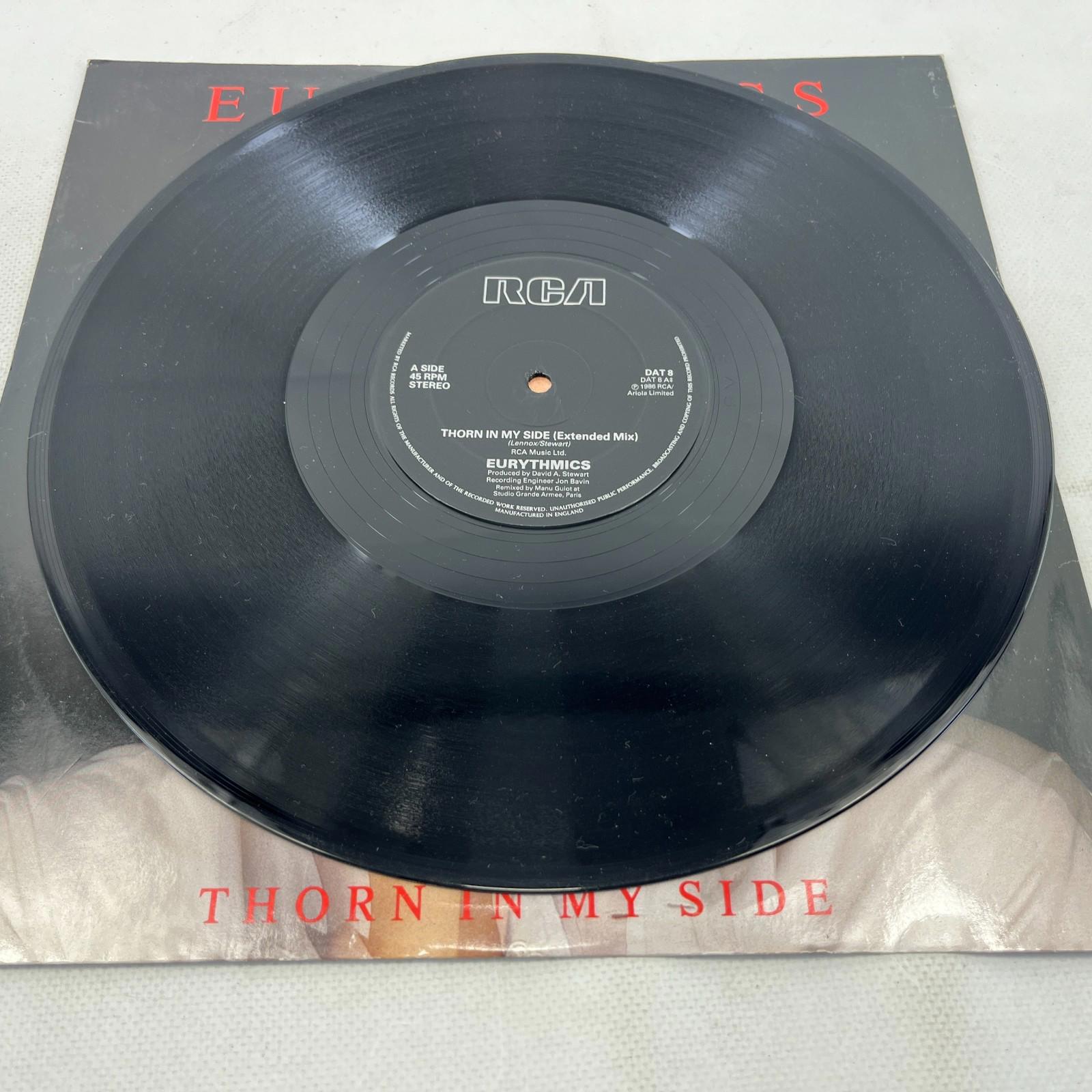 Eurythmics - Thorn In My Side 12" Vinyl Single VG+/VG+