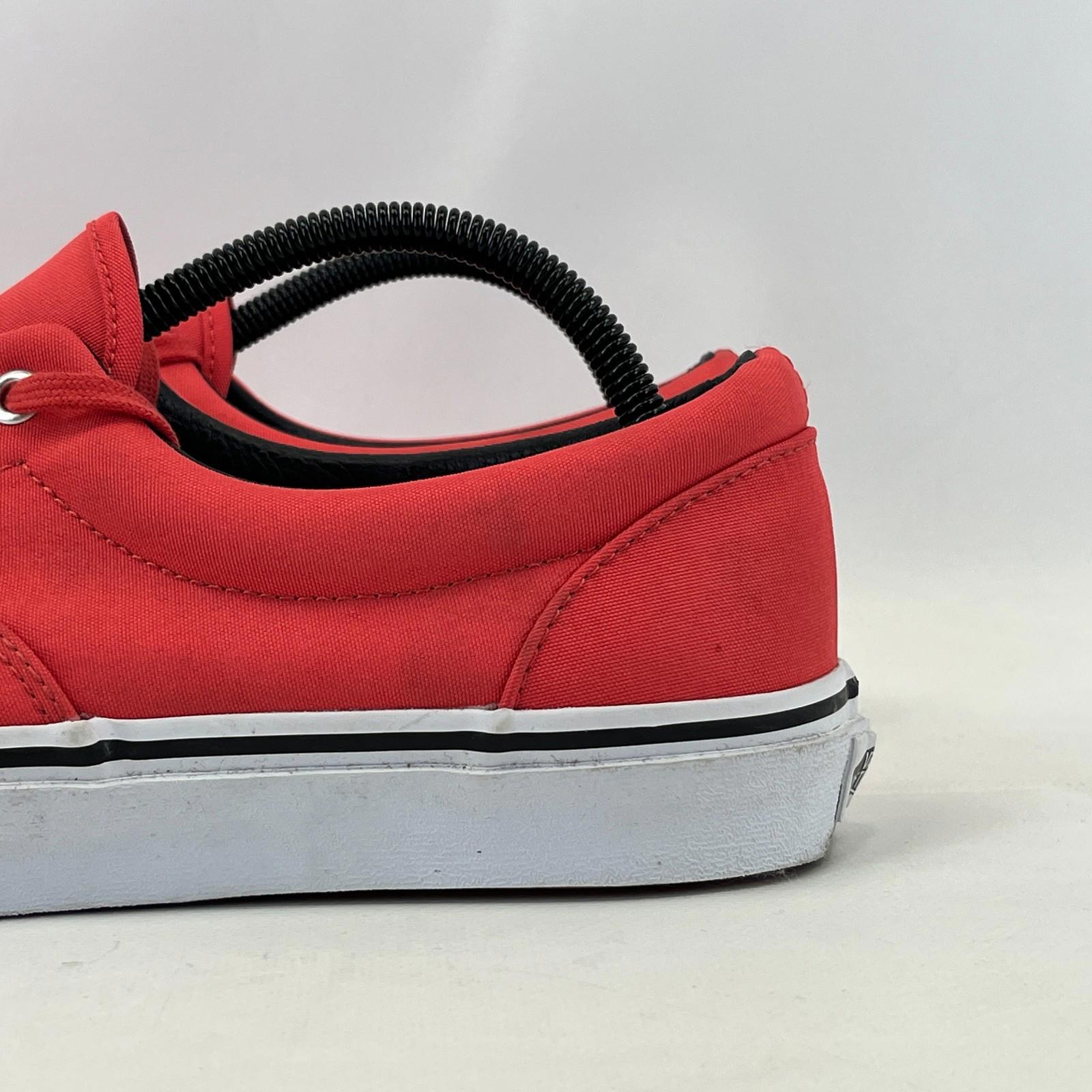 VANS Off The Wall Salmon Pink & White Trainers Size UK 9.5