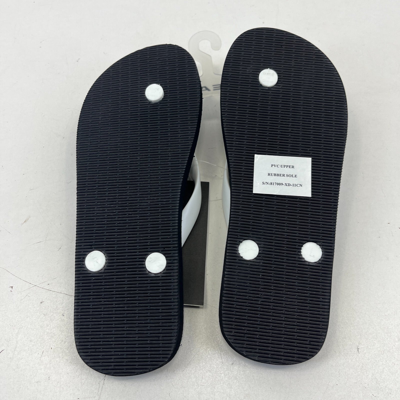Head Flip Flops Beach Slippers Black/White Floral Women's size UK 5 EU 37/38