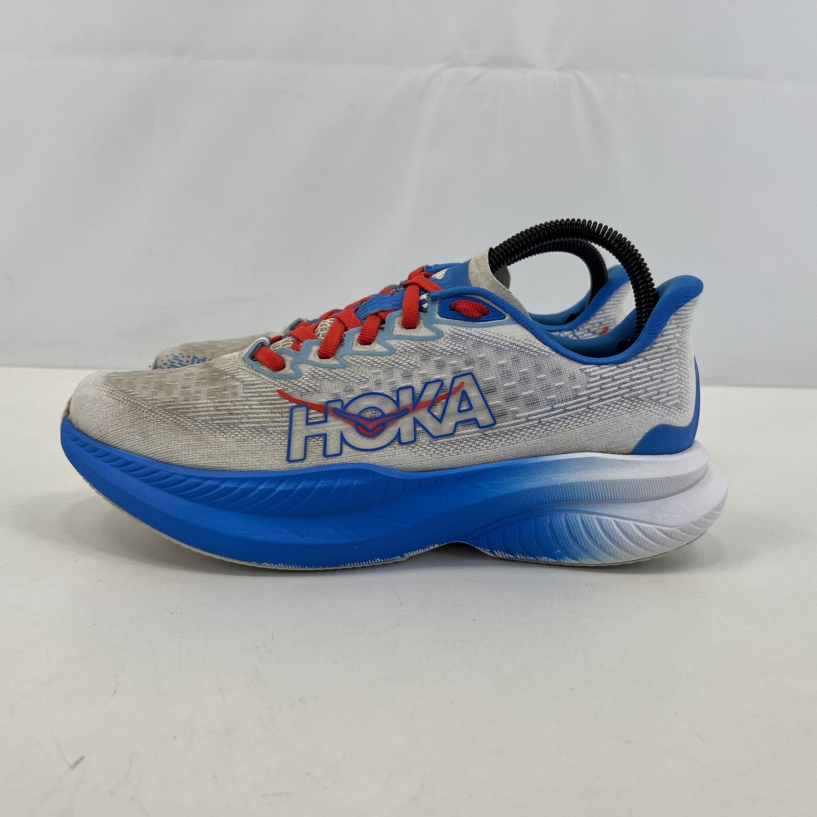 Hoka Mach 6 Running Trainers Blue/White Women's size UK 5.5 EU 38 2/3