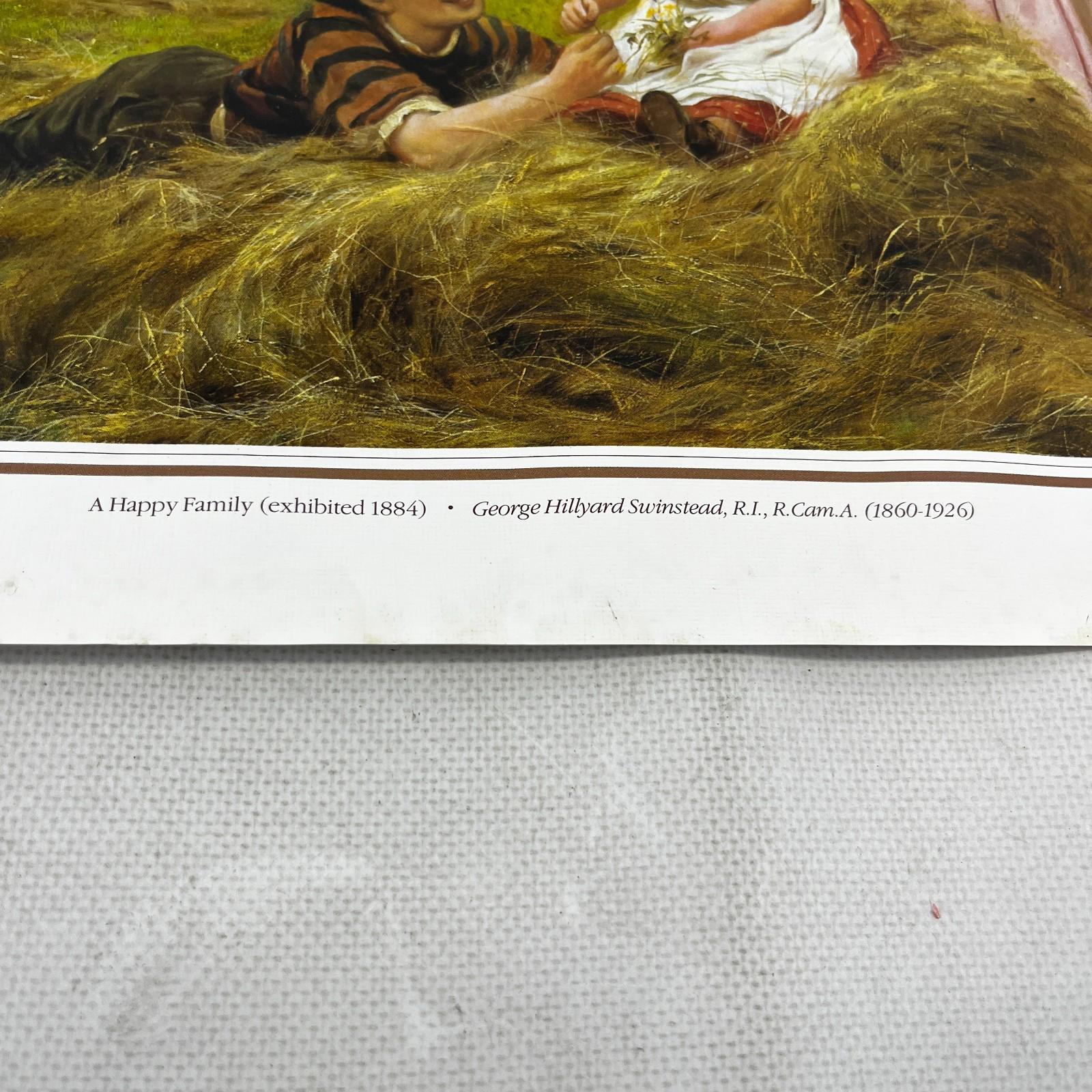 A Happy Family - George Hillyard Swinstead Victorian Textured Print