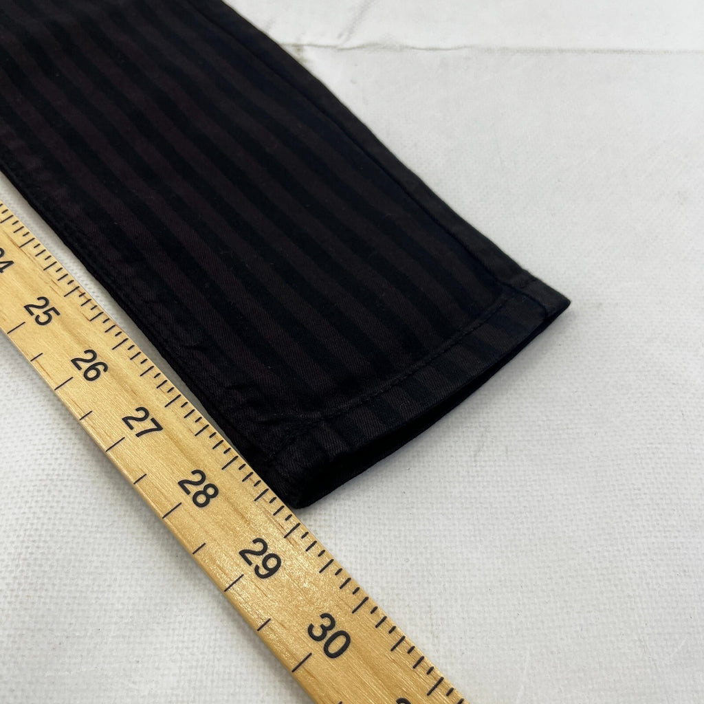 Clockhouse Womens Black/Purple Striped Jegging Jeans Skinny size 33R NWOT