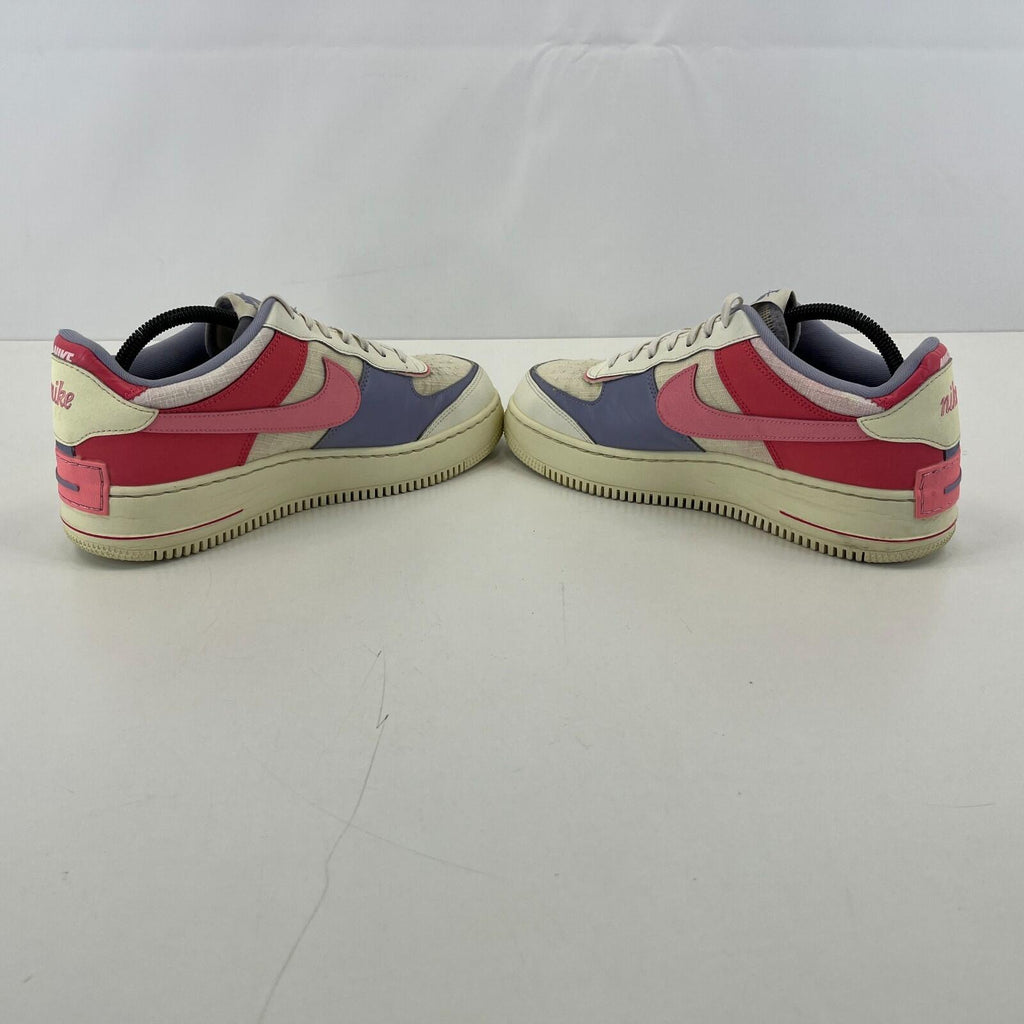 Nike Air Force 1 White Pink Purple Womens UK 8 Trainers AF1 DV7449-101