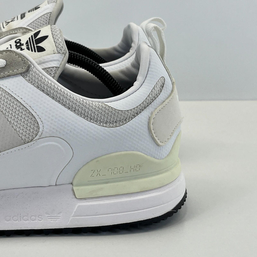 Adidas ZX 700 HD Trainers UK Men's size 12 White Mesh Running Shoes Gym Casual