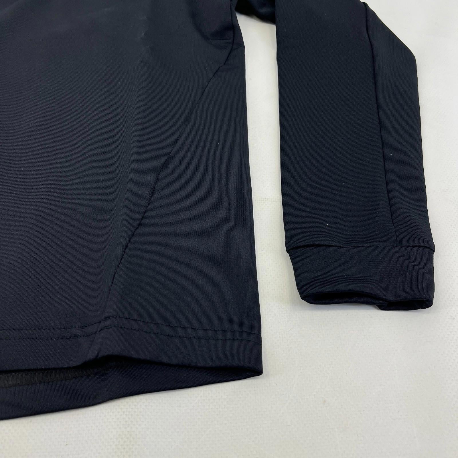 Rangers FC Football Club Kids Matchday 1/4 Zip Shirt Top in Black size Junior M