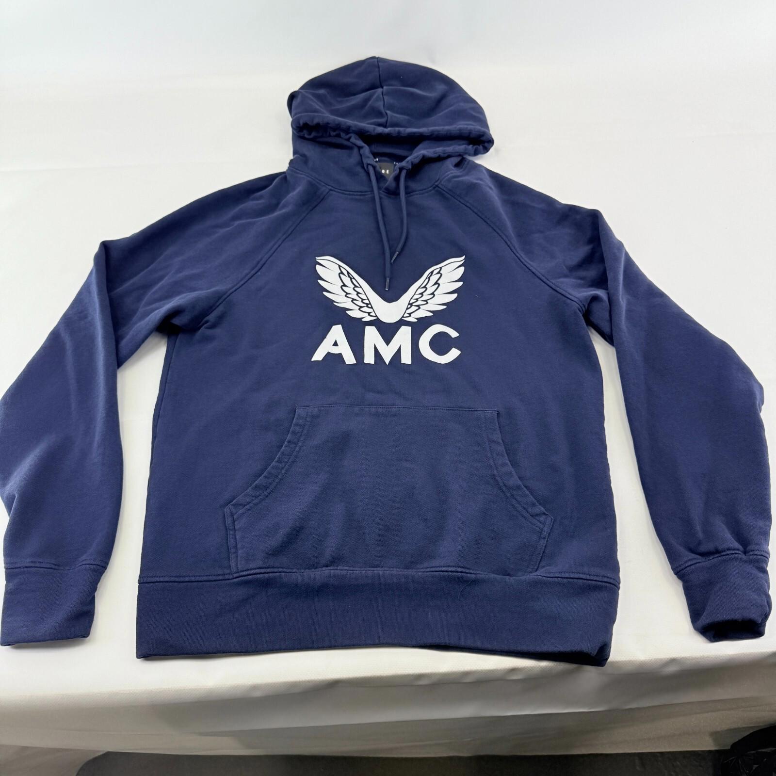 AMC Castore Andy Murray Tennis Hoodie Navy Blue Pullover Mens size S - NWOT