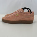 Puma Women's Palermo Trainers Suede Low Top Gum Sole in Pastel Ping UK size 6