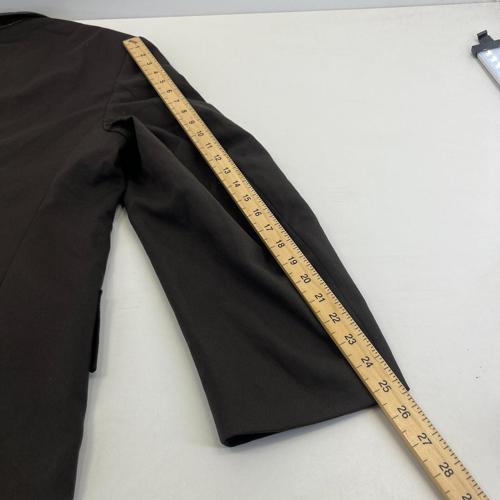 Austrian Army Dress Uniform Jacket Officers Blazer in Brown with Badges size XL