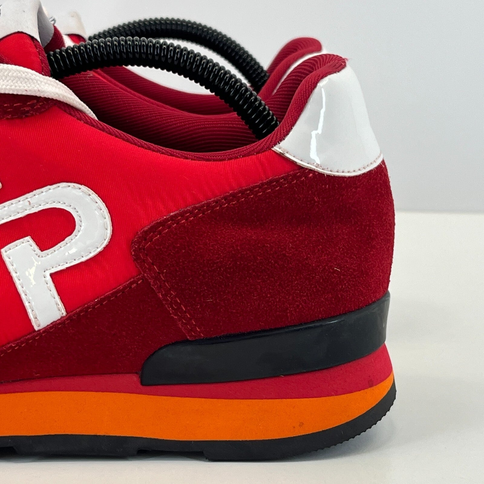 OPP France Men's Trainers in Red UK size 8.5 - Near Mint