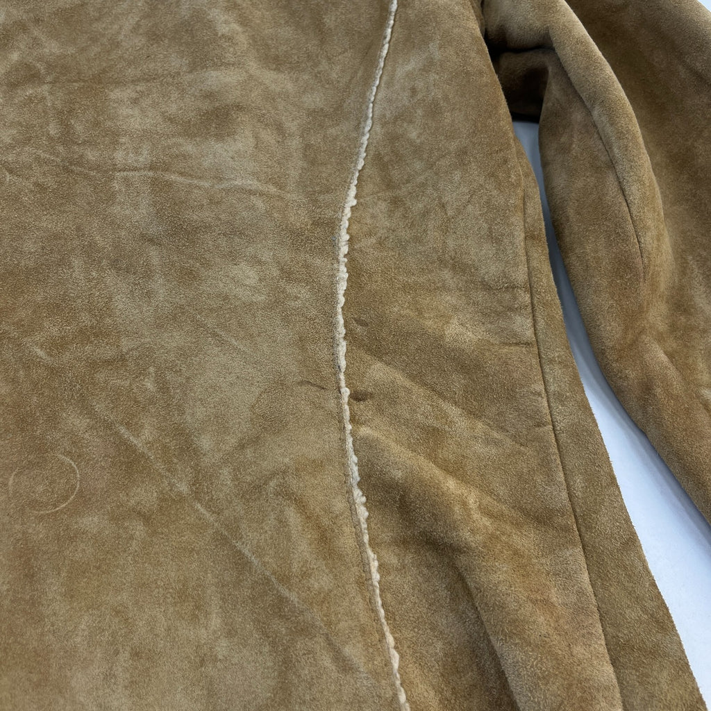 Vintage GAP Suede Leather Jacket Fleece Lined Ladies size Large