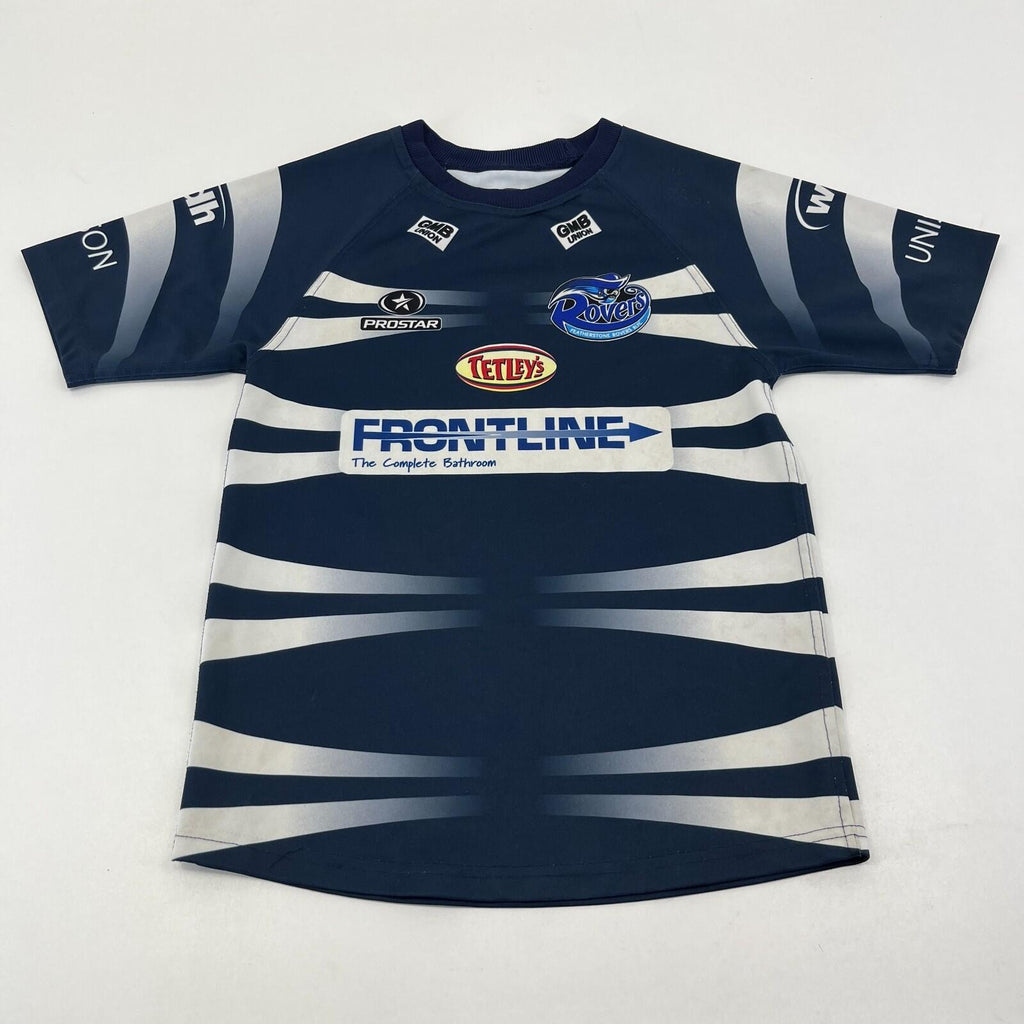 Prostar Featherstone Rovers Youth Rugby Shirt size M Medium Blue Home
