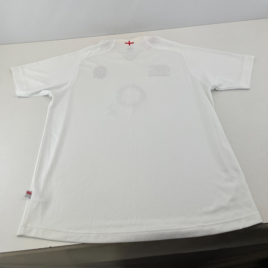 England Rugby Shirt size 2XL RFU Canterbury CCC White Retro Rugby Union Jersey