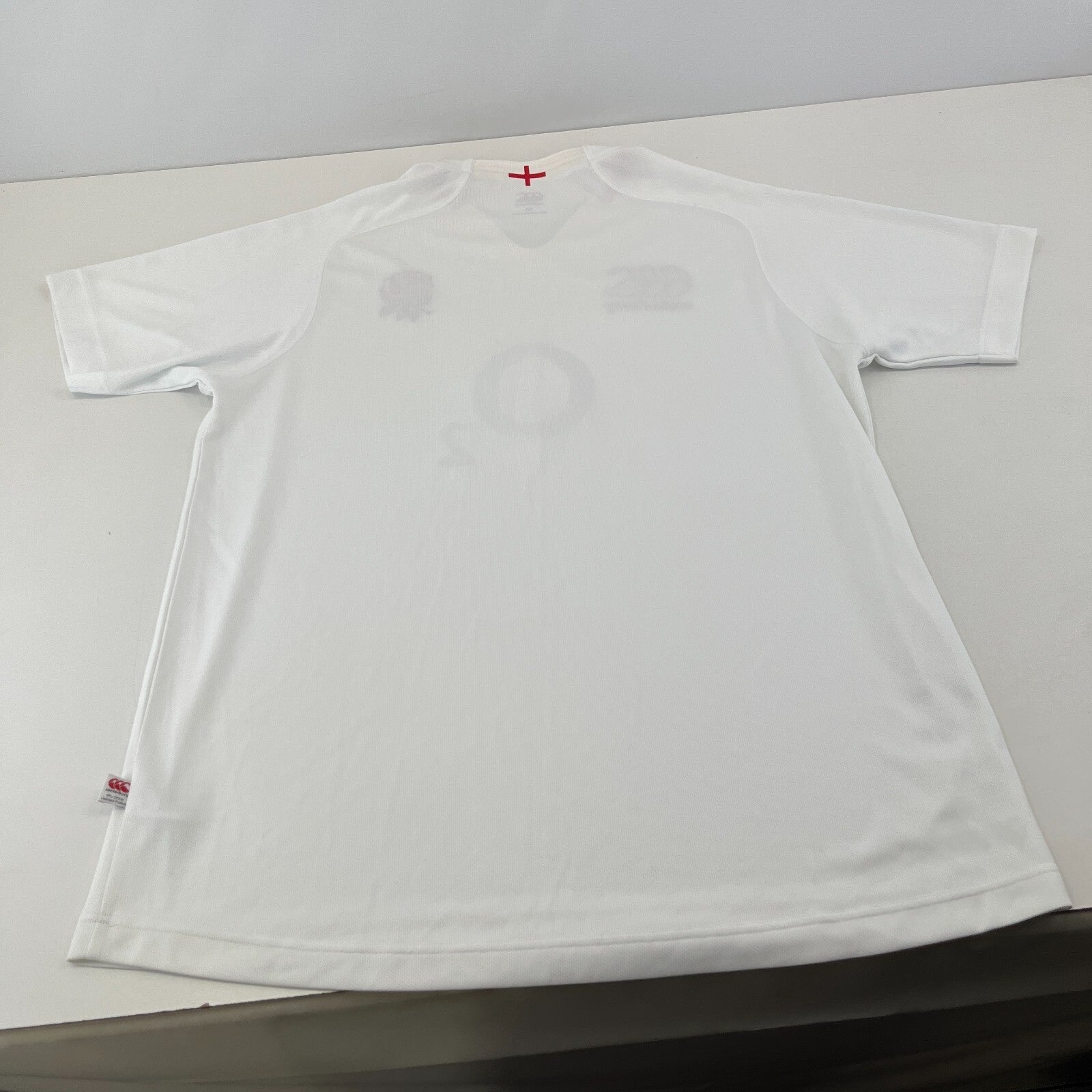 England Rugby Shirt size 2XL RFU Canterbury CCC White Retro Rugby Union Jersey