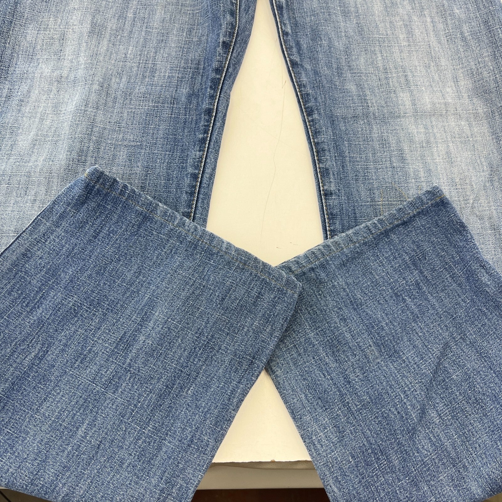 Emporio Armani Men’s Jeans Mid Blue Denim W33" L33" Straight Leg
