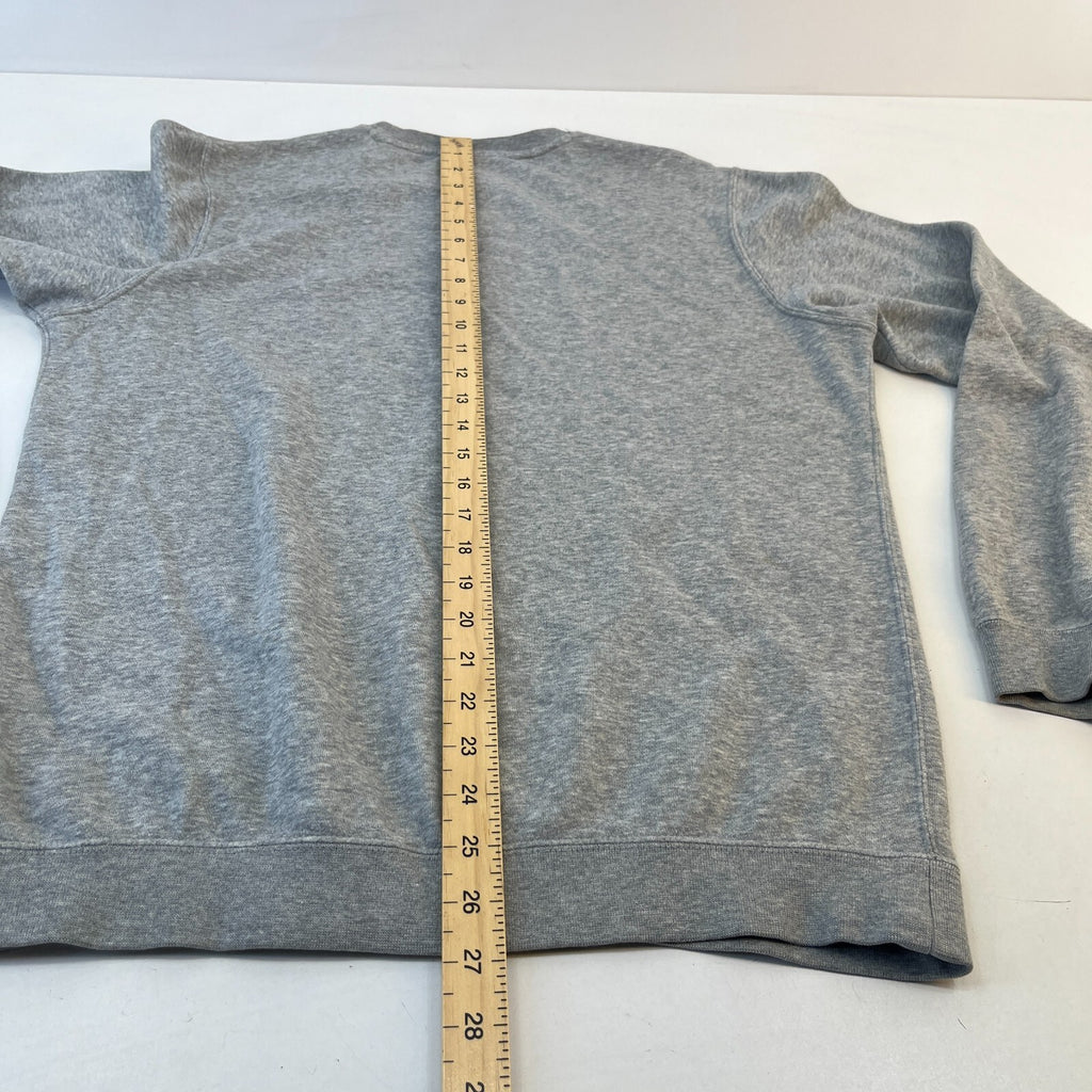 Nike Pullover Sweatshirt Grey Long Sleeve All Seasons Logo size Small