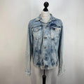 Vintage Rocawear Denim Jacket Bleach Wash Men's XL Hip Hop Y2K