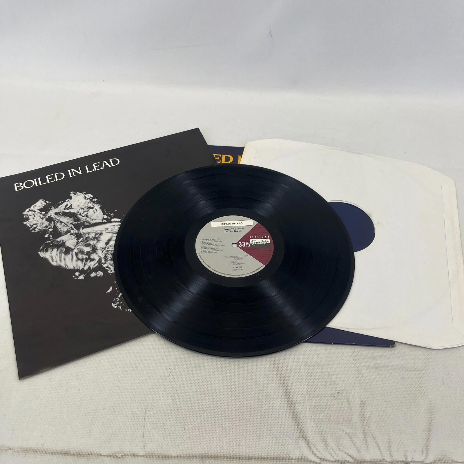 Boiled in Lead Ladle to The Grave 12" Vinyl LP 1989 Atomic Theory Records