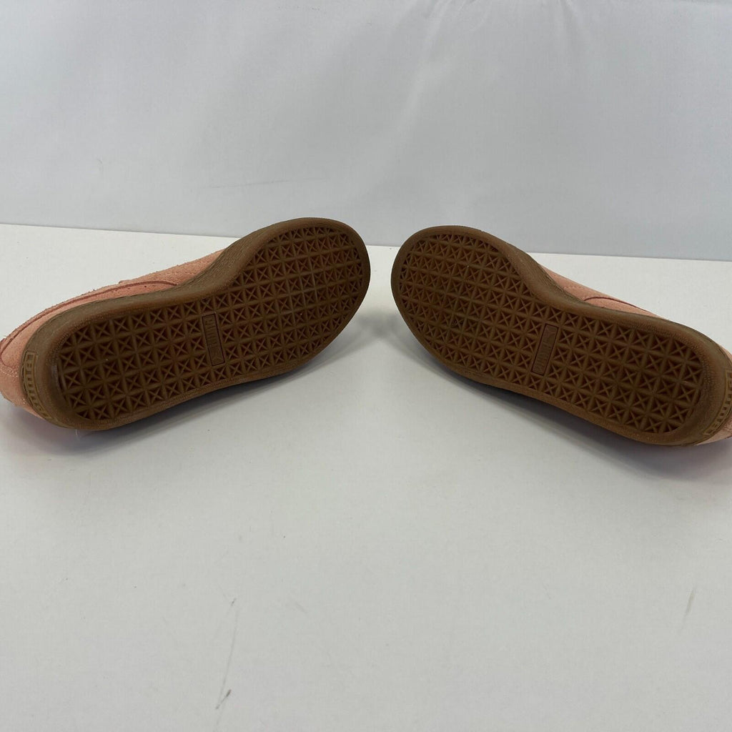 Puma Women's Palermo Trainers Suede Low Top Gum Sole in Pastel Ping UK size 6