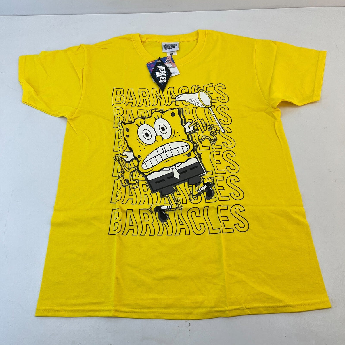 Officially Licensed Spongebob Squarepants "Barnacles" Men's T-Shirt size Medium