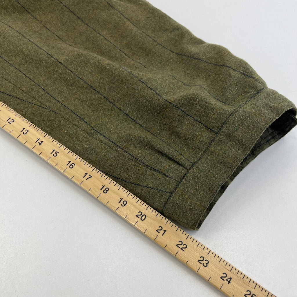 Laksen Gore-Tex Shooting Breeks Plus Fours Wool Blend W38" L22" Green Wide Pin