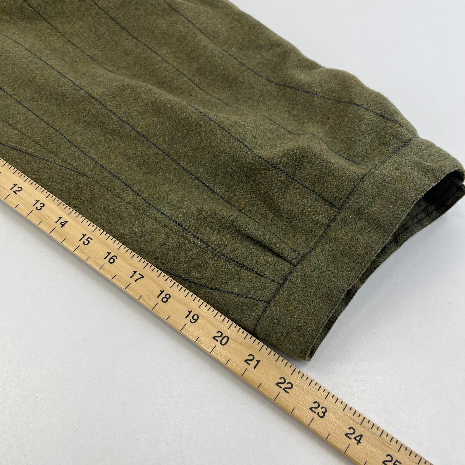Laksen Gore-Tex Shooting Breeks Plus Fours Wool Blend W38" L22" Green Wide Pin