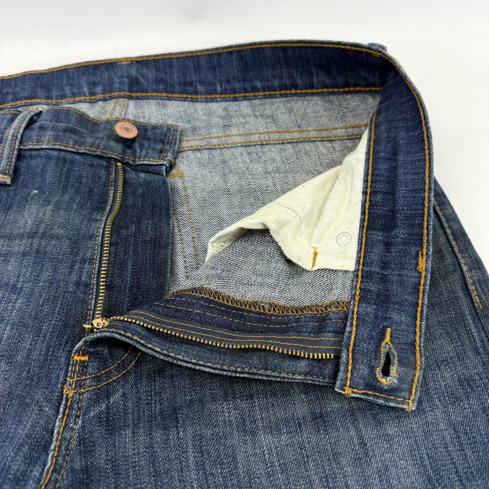 Levi's 510 Jeans Mens Blue Slim Skinny Stone Wash W32" L34" Levi Strauss Denim