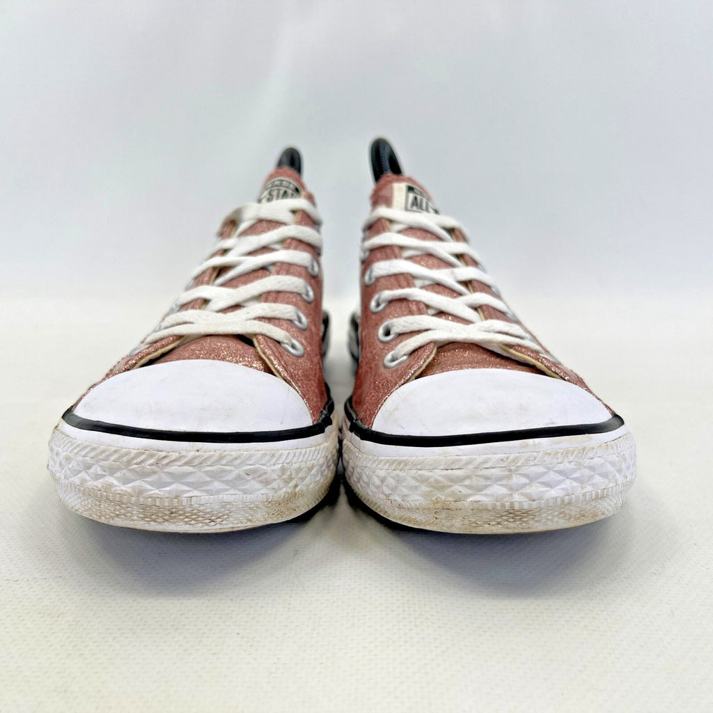 Converse All Star Sparkly Pink Glitter Trainers UK size 4