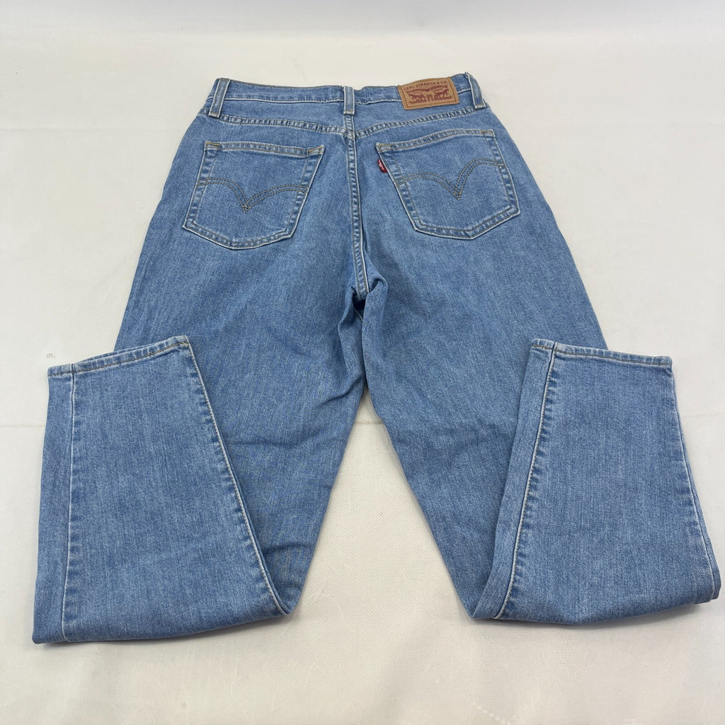 Levi's High Waisted Taper Jeans W26" L27" Levi Strauss Blue Denim