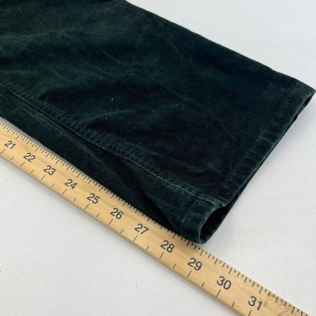 Rohan Men's Dark Green Cord Trousers size 34S Leg 29" Straight Leg
