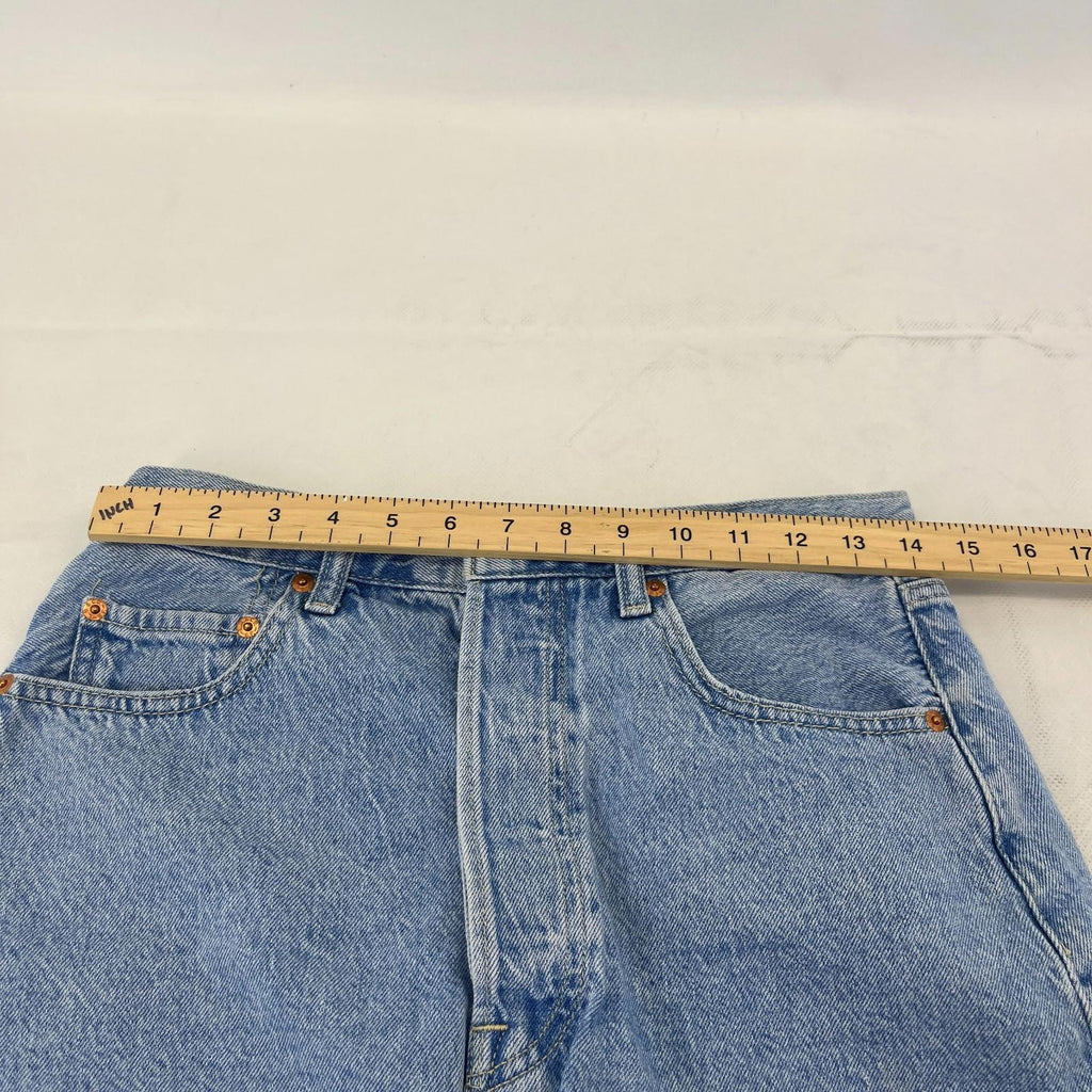 Levi's Ribcage Skirt Premium Big E Mid Blue - W29" Length 15"