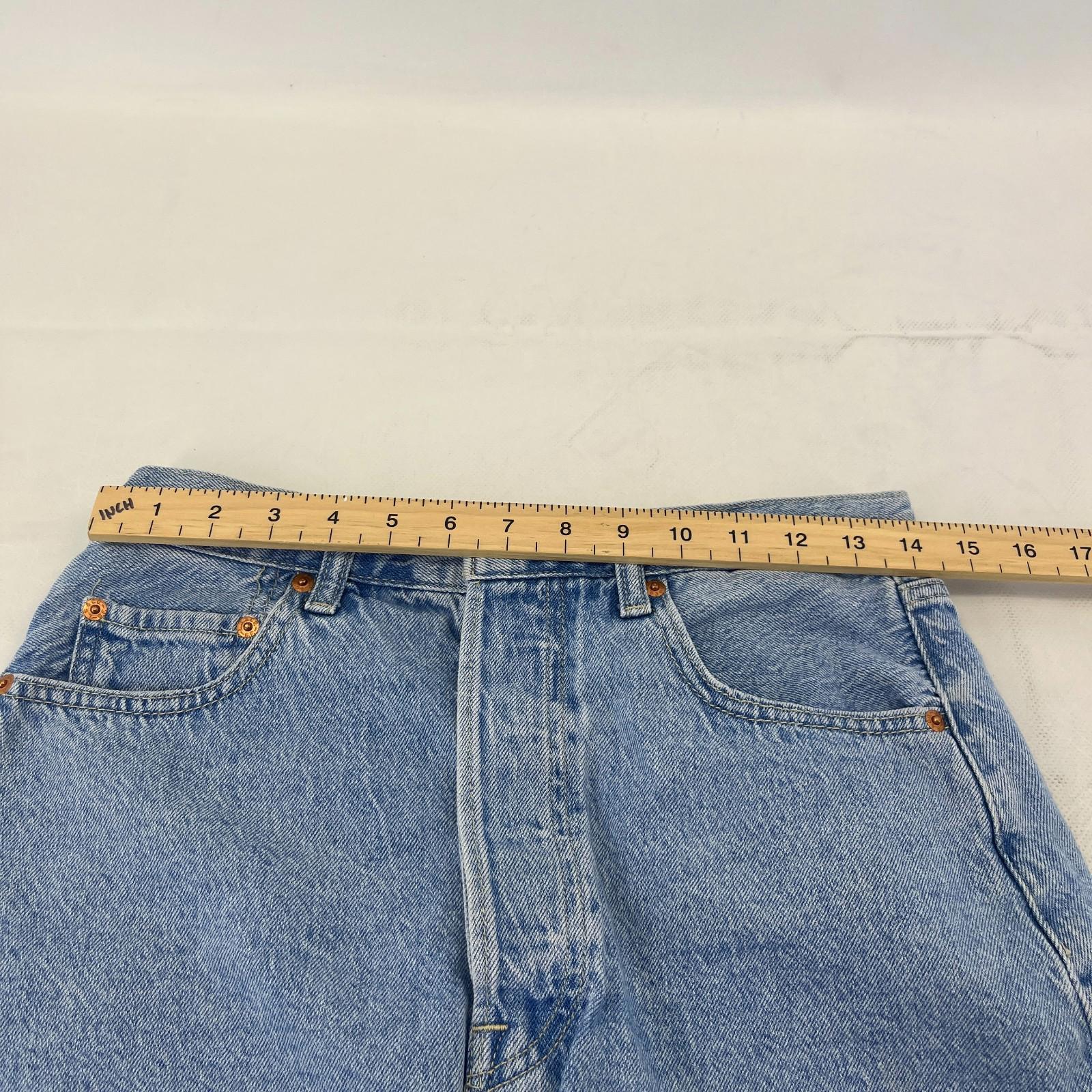 Levi's Ribcage Skirt Premium Big E Mid Blue - W29" Length 15"