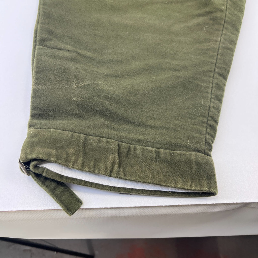 Hoggs Of Fife Breeks Mens W42" Green Olive Hunting Shooting Plus Fours Moleskin