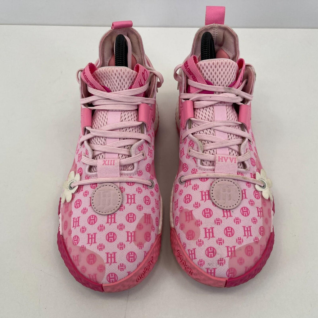 Adidas Men's Harden Vol.6 Trainers Shoes Sneakers Pink Basketball Court size 4
