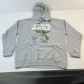 Original Star Wars Mandalorian Baby Grogu Hoodie in Grey size Medium - New