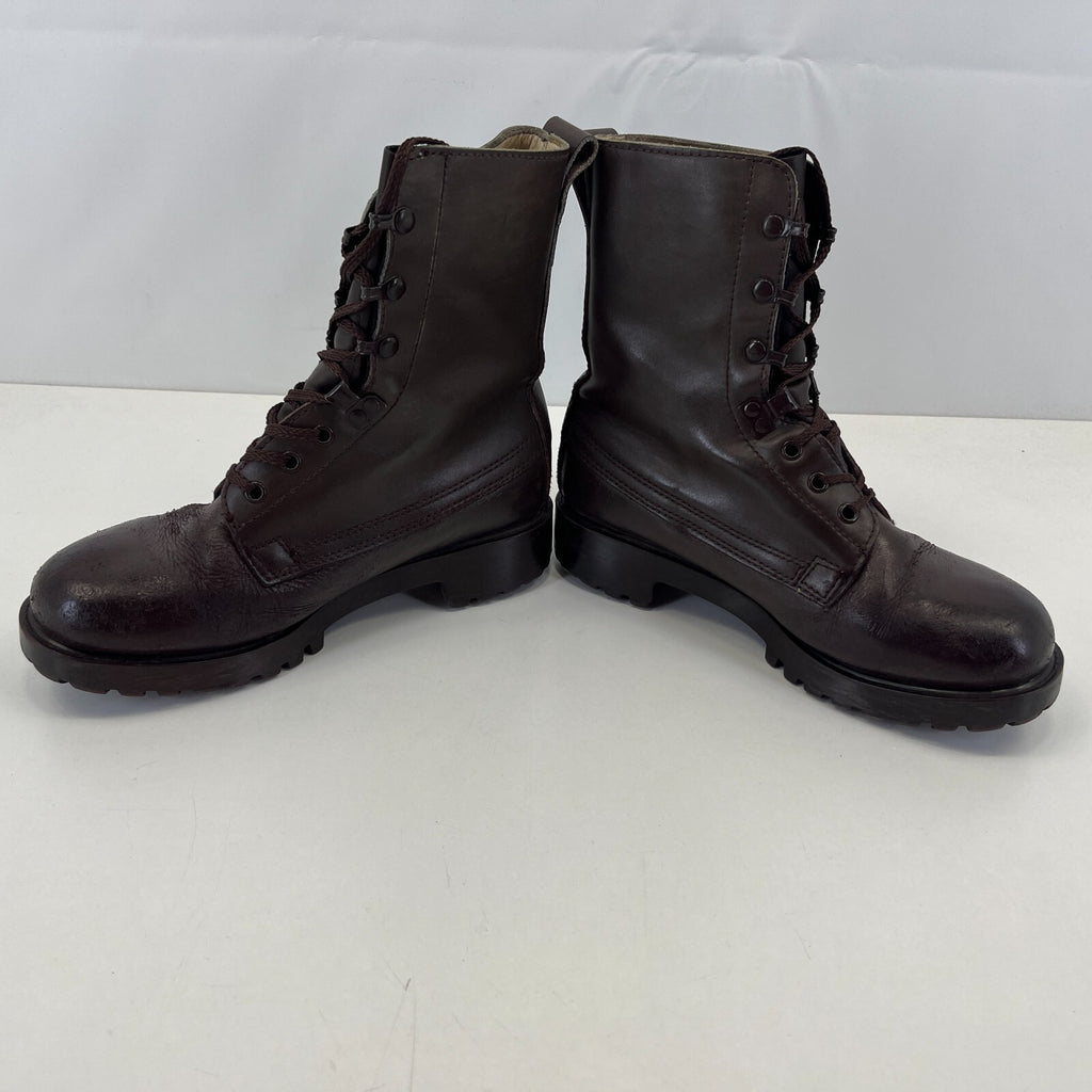 British Army Brown Assault Boots Combat High Leg Leather size 7 L