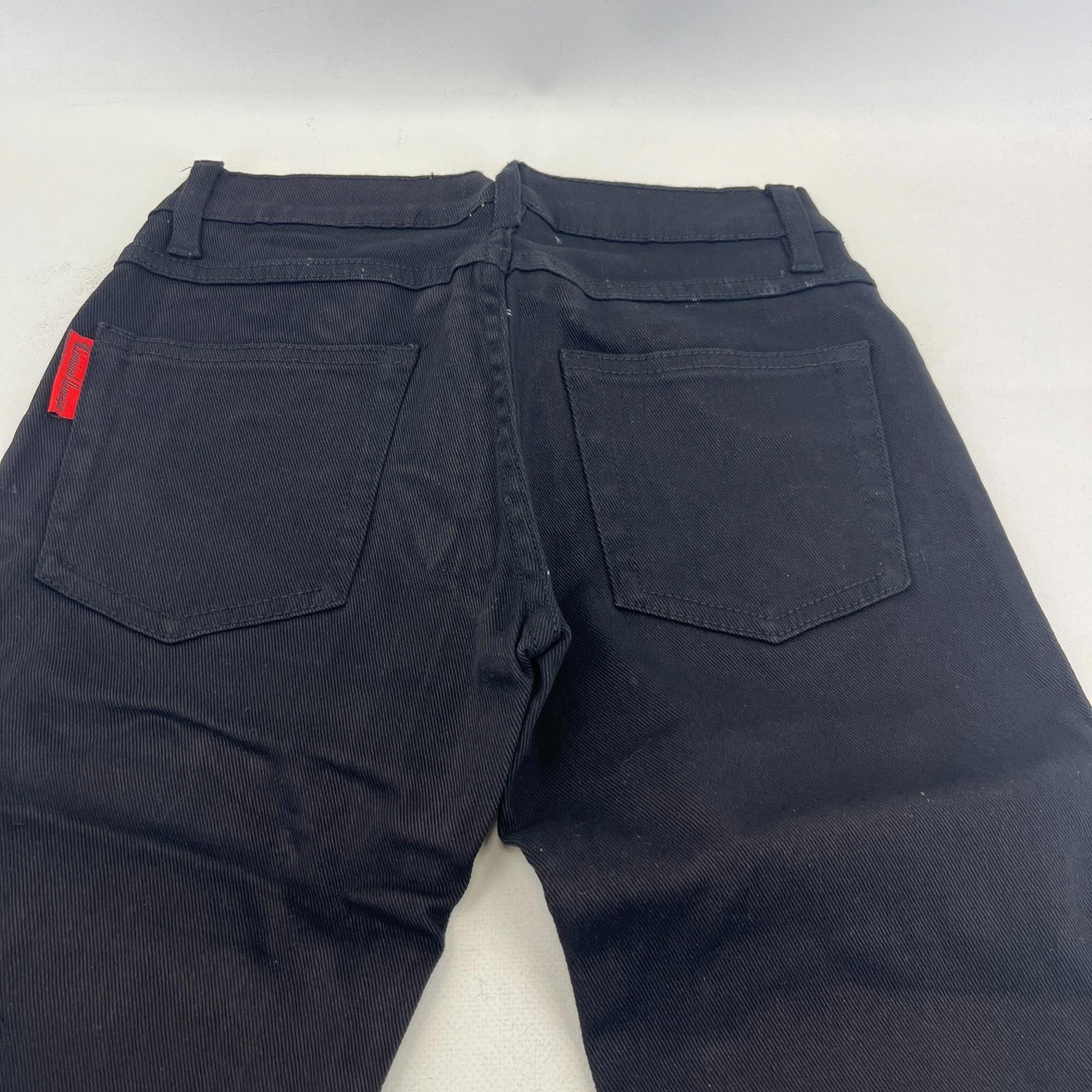 Criminal Damage Drainpipe Jeans Black W25 Skinny Fit Y2K Denim NWT Streetwear