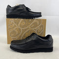 Pretty Green Harrow Lace Up Shoes Moccasin Loafers Men's Black Leather size 9.5