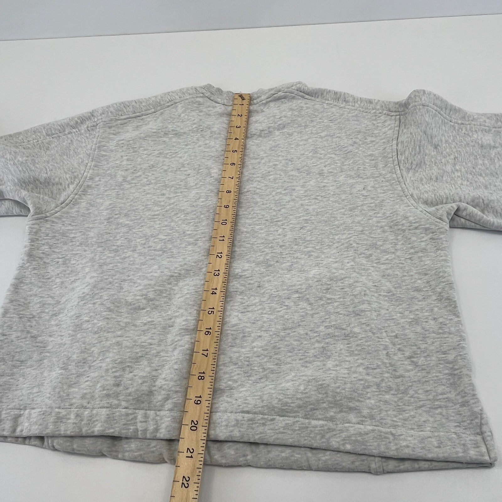 Sweaty Betty Premium Brushed Crew Neck Thick Sweatshirt Light Grey size M/12