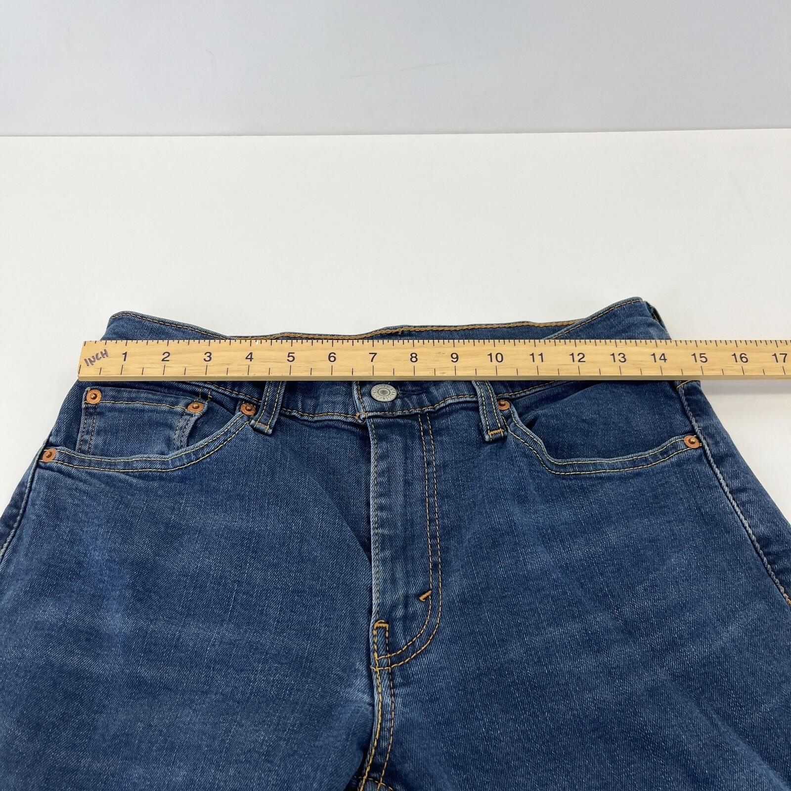 Levis 512 Slim Jeans W30" *L29" Men Blue Stretch Red Tab Zip Fly