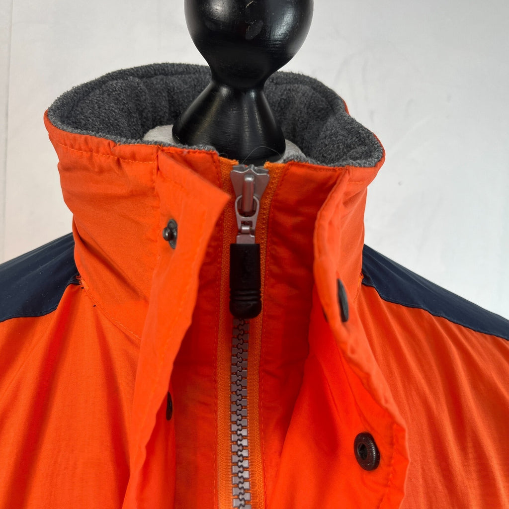 Vintage No Where Recco Ski Coat Jacket Orange/Blue Women's US 15/16 UK 18/20