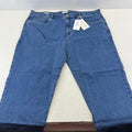 Men's Farah Norwood Indigo Mid Blue Regular Fit Jeans Straight Leg W44" L32" New