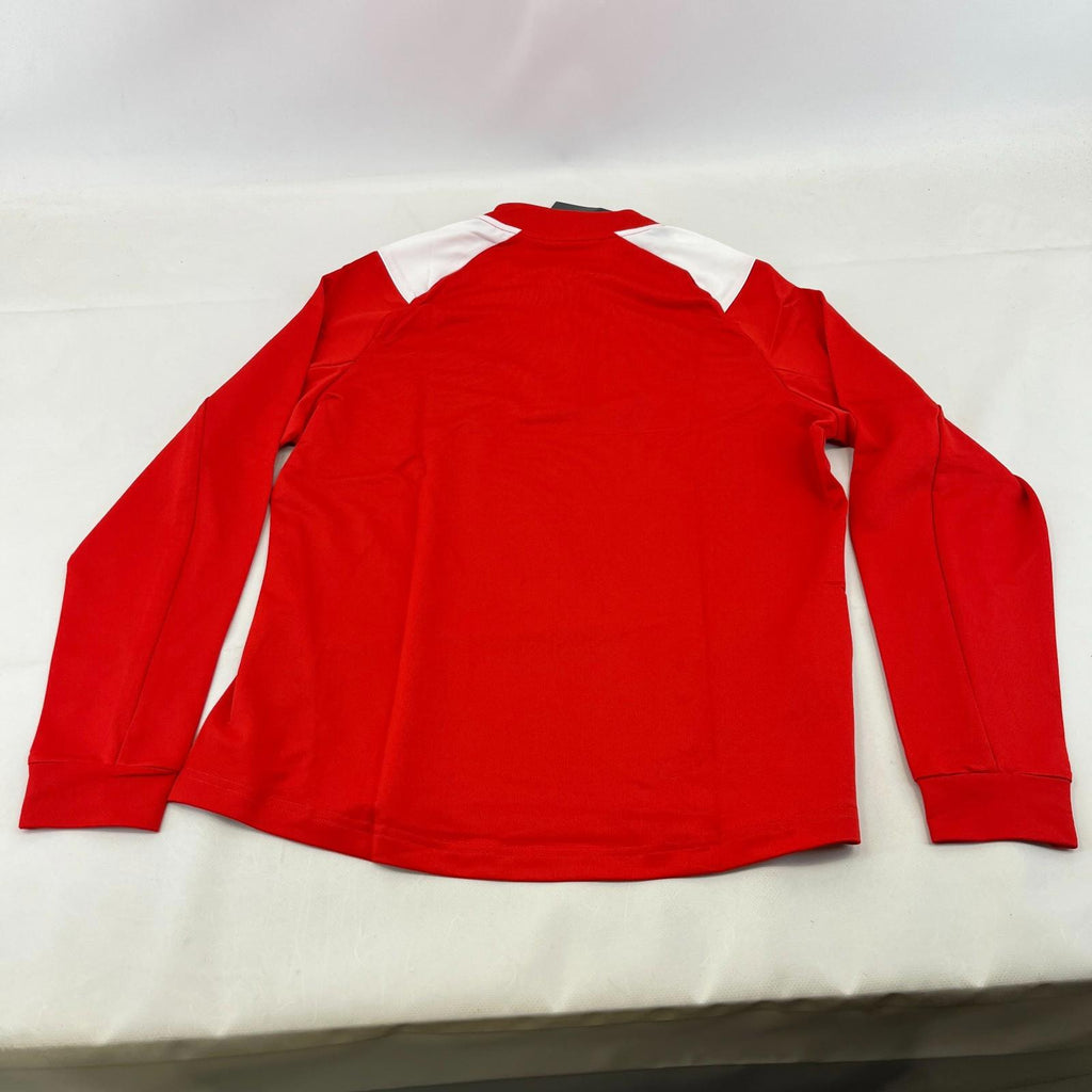Rangers Castore Match Day Quarter Zip Top Womens size Medium Red Long Sleeve New