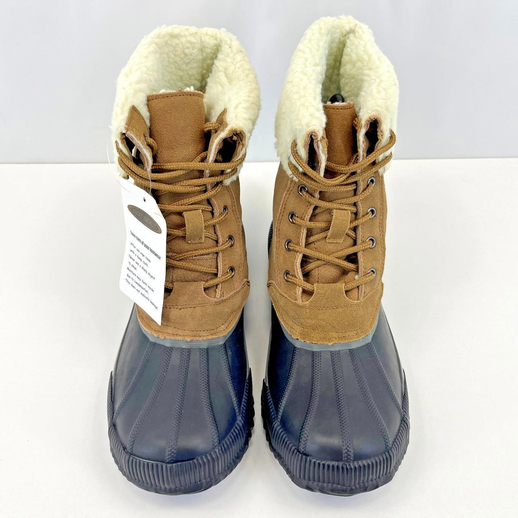 Dirt Boot Waterproof & Suede Boots Fleece Lined Brown/Black UK 9 - EU 43 - New